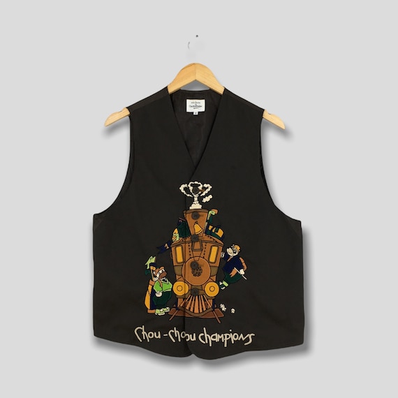 Jean Charles De Castelbajac Sport Black Vest Jack… - image 1