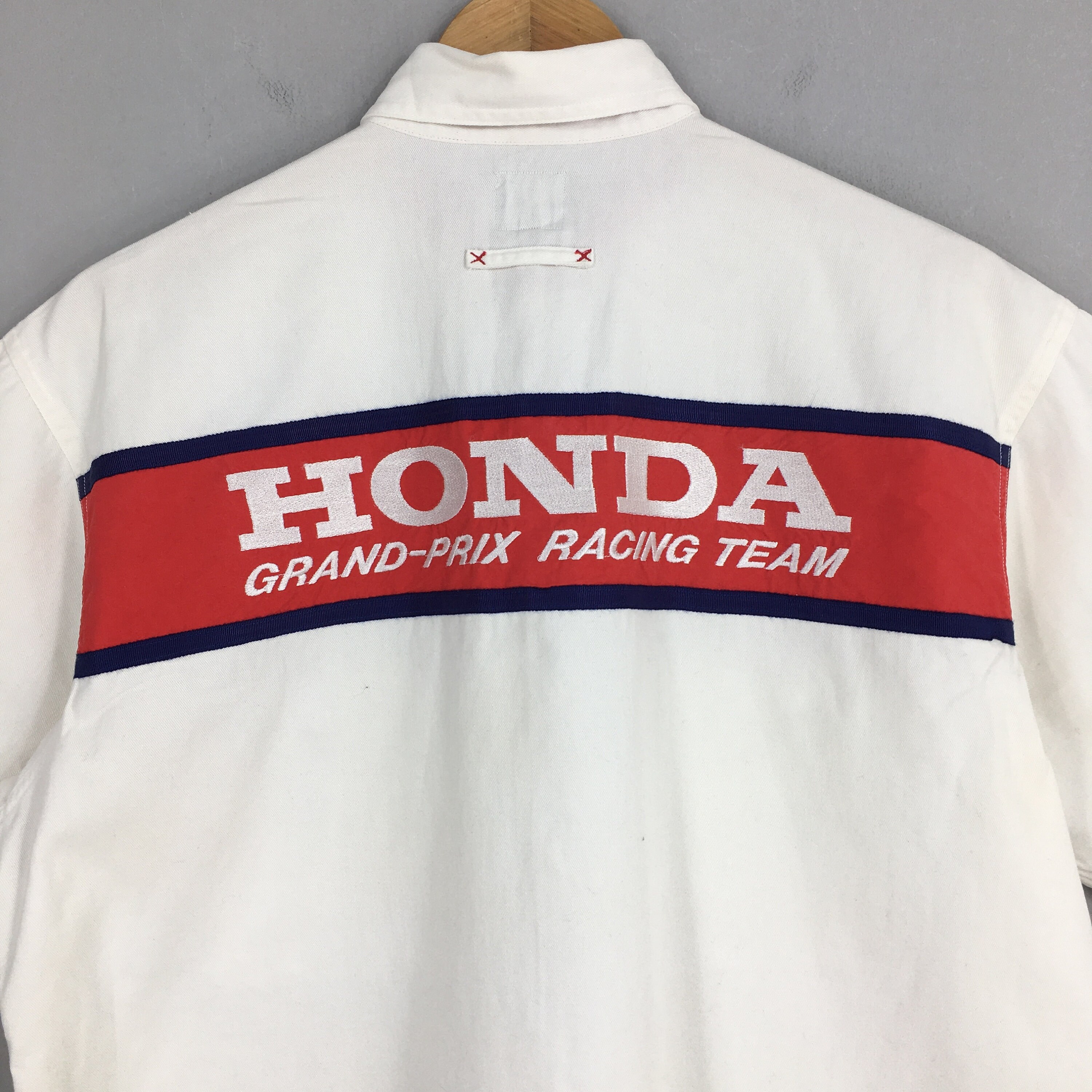 Vintage Honda Racing Team F1 White Shirt Medium 90's Honda Vintage Honda Racing Team F1 White Shirt Medium 90's Honda