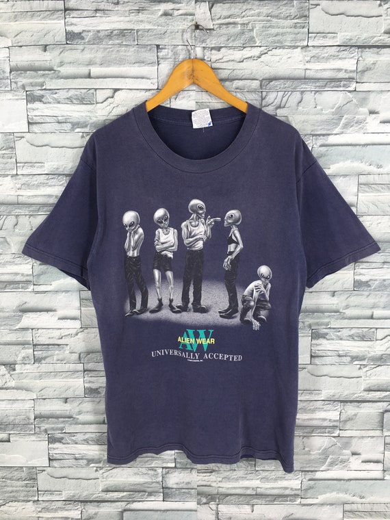 Vintage Alien Workshop Alienation Tshirt Size Larg