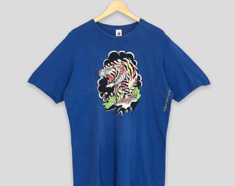 ヴィンテージ エド・ハーディー ラインストーン スカル タンクトップ