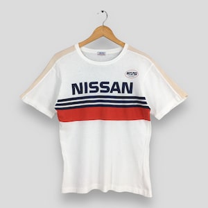 Vintage 1980's Nismo Nissan Racing Team Le Mans Tshirt Medium