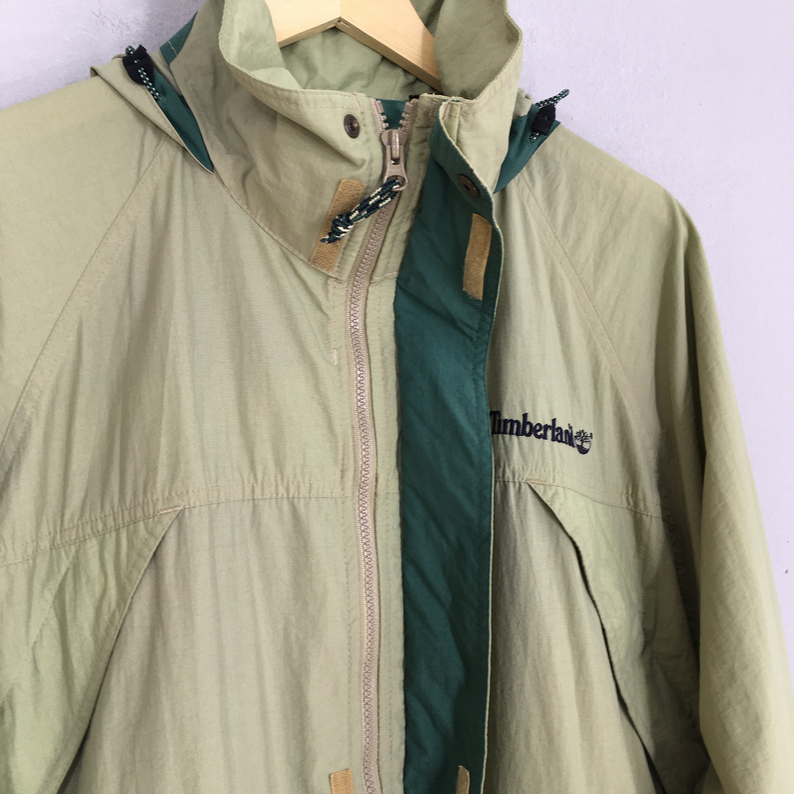 Vintage 90's Timberland Weathergear Hoodie Parka Medium Vintage 90's Timberland Weathergear Hoodie Parka Medium