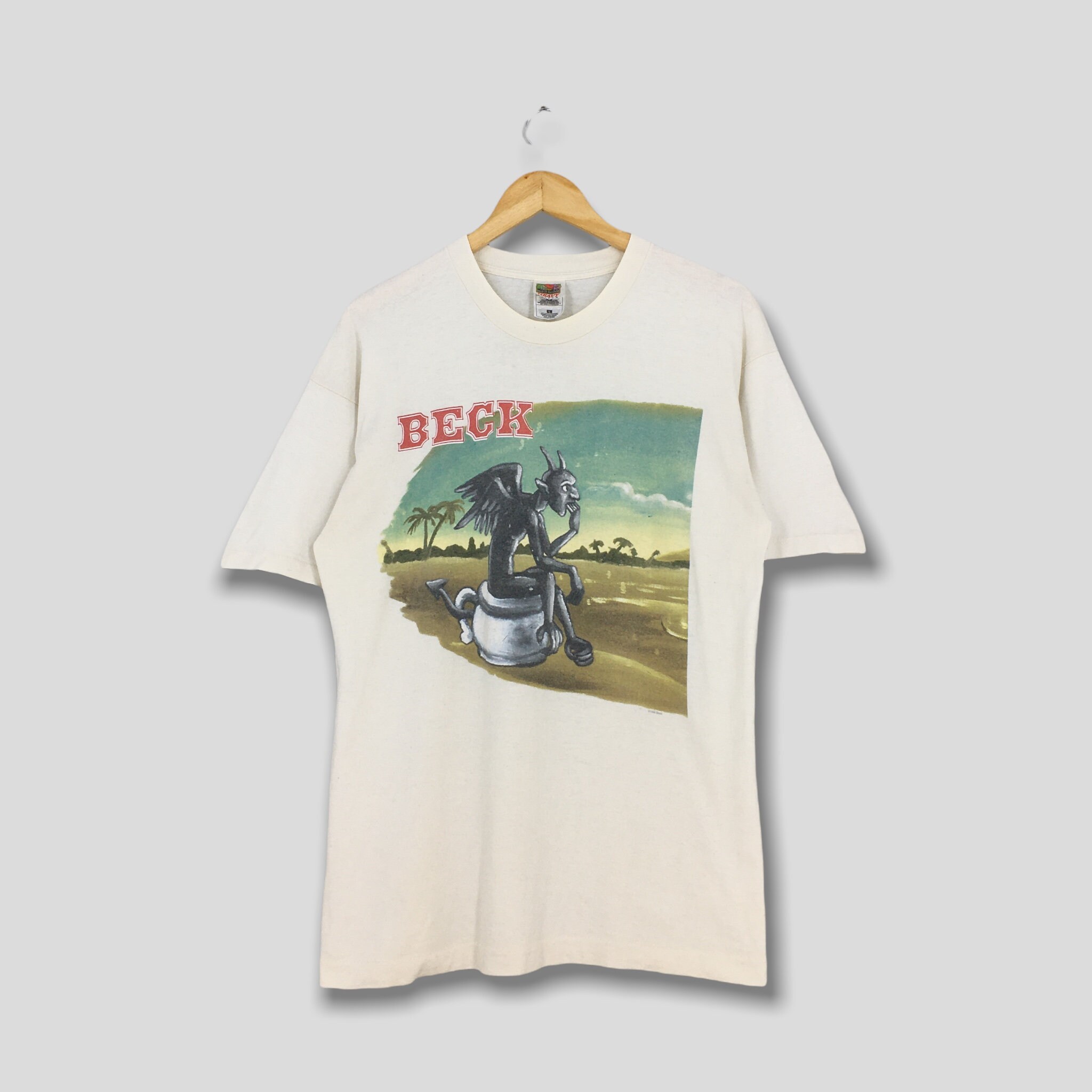 Vintage 1996 Beck Devils Haircut Tshirt