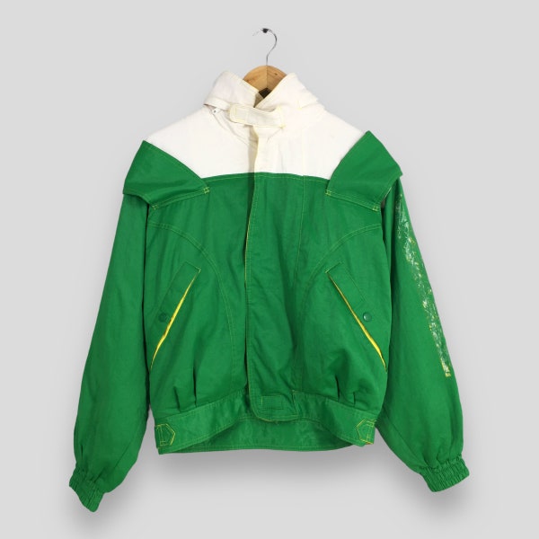 Vintage Benetton Formula 1 Hoodie Green Jacket Large 90's F1 Team United Colors Of Benetton Italy Racing Team Bomber Jacket L