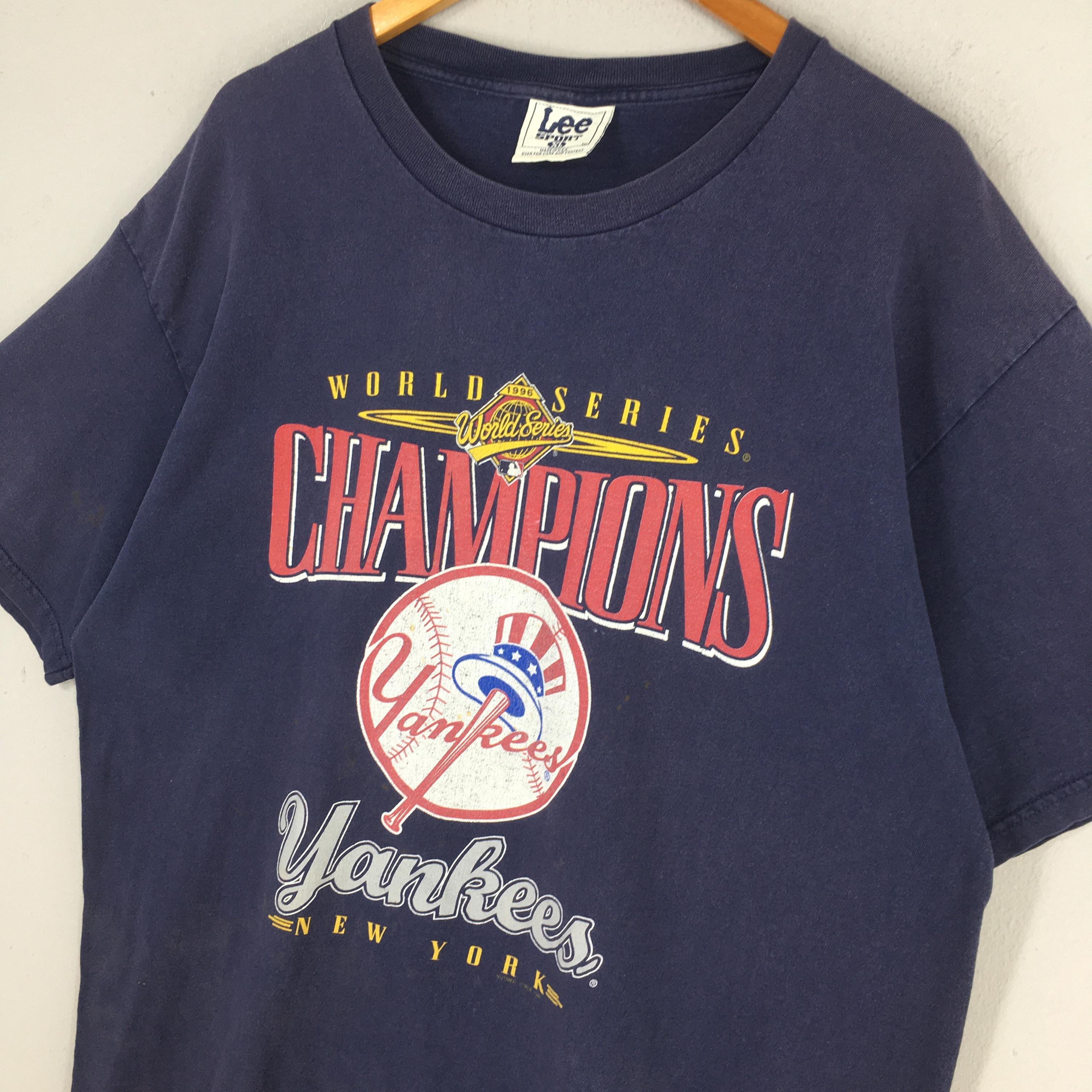Vintage 90s New York Yankees MLB Blue T Shirt Xlarge New York