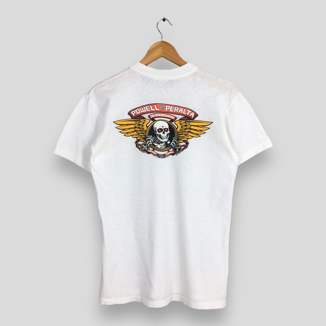 USA製 パウエルペラルタ Tシャツ 80s 90s スカル ボーン ヴィンテージ 80年代 パウエル ペラルタ スケートボード スカル