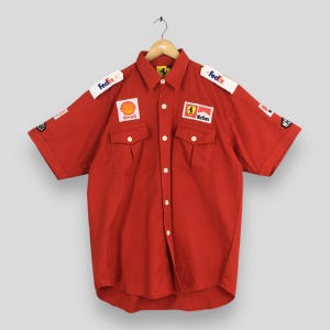 Vintage Ferrari Marlboro Formula 1 Red Shirt Xlarge Ferrari