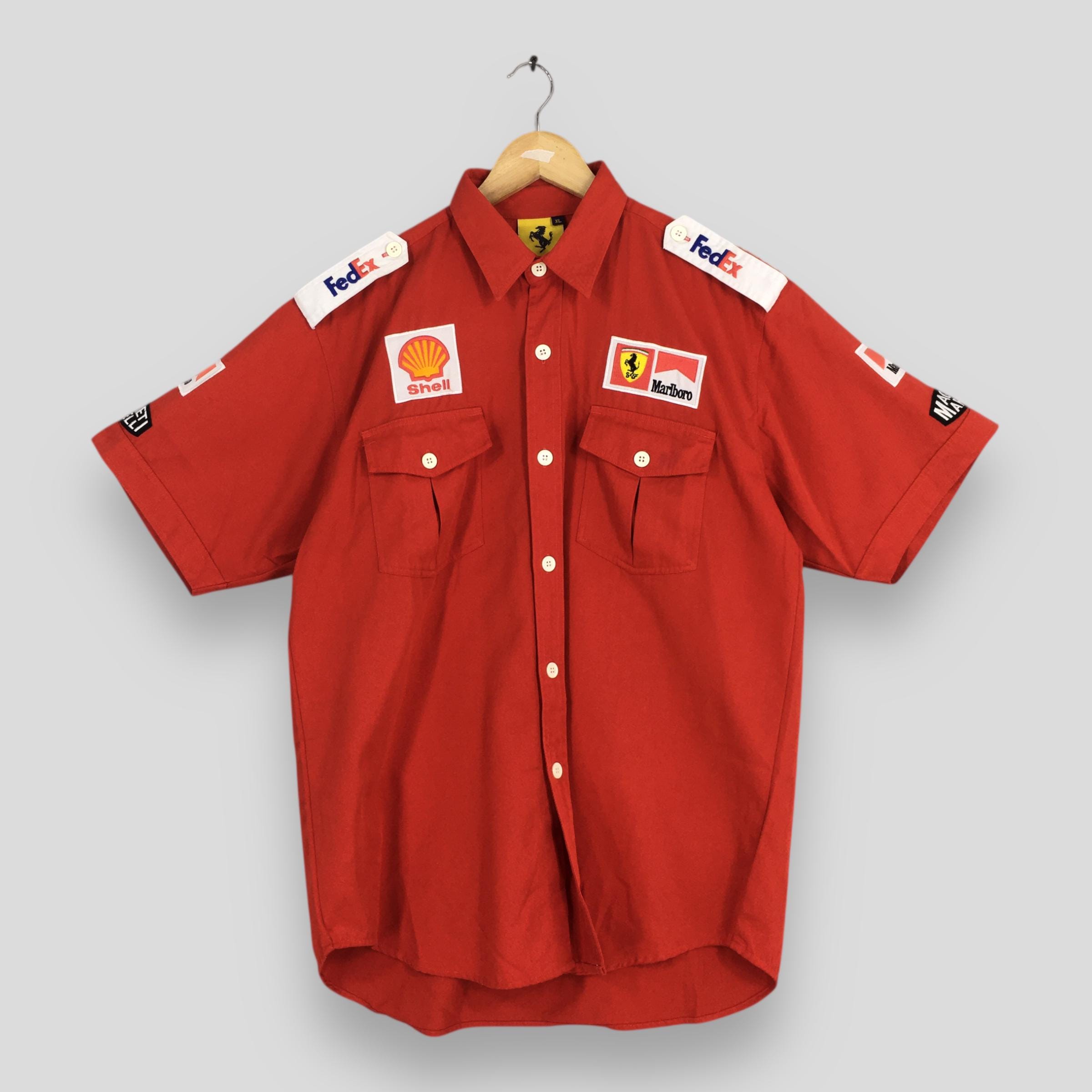 Vintage Ferrari Marlboro Formula 1 Red Shirt Xlarge Ferrari