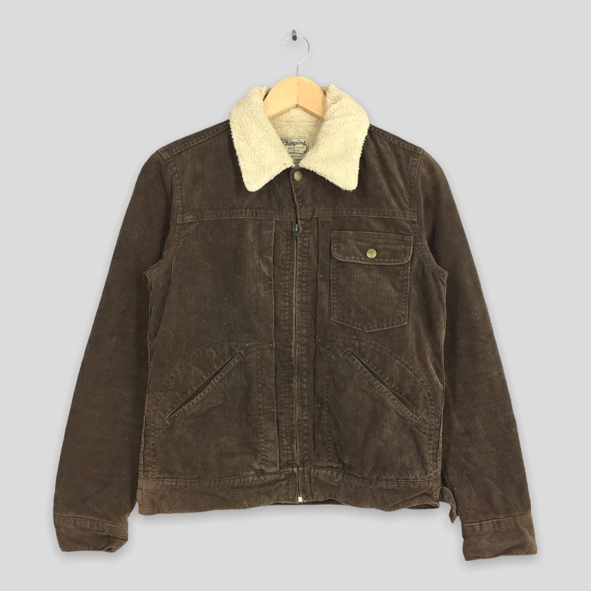 Wacko Maria the Guilty Party Brown Corduroy Trucker Jacket Small 