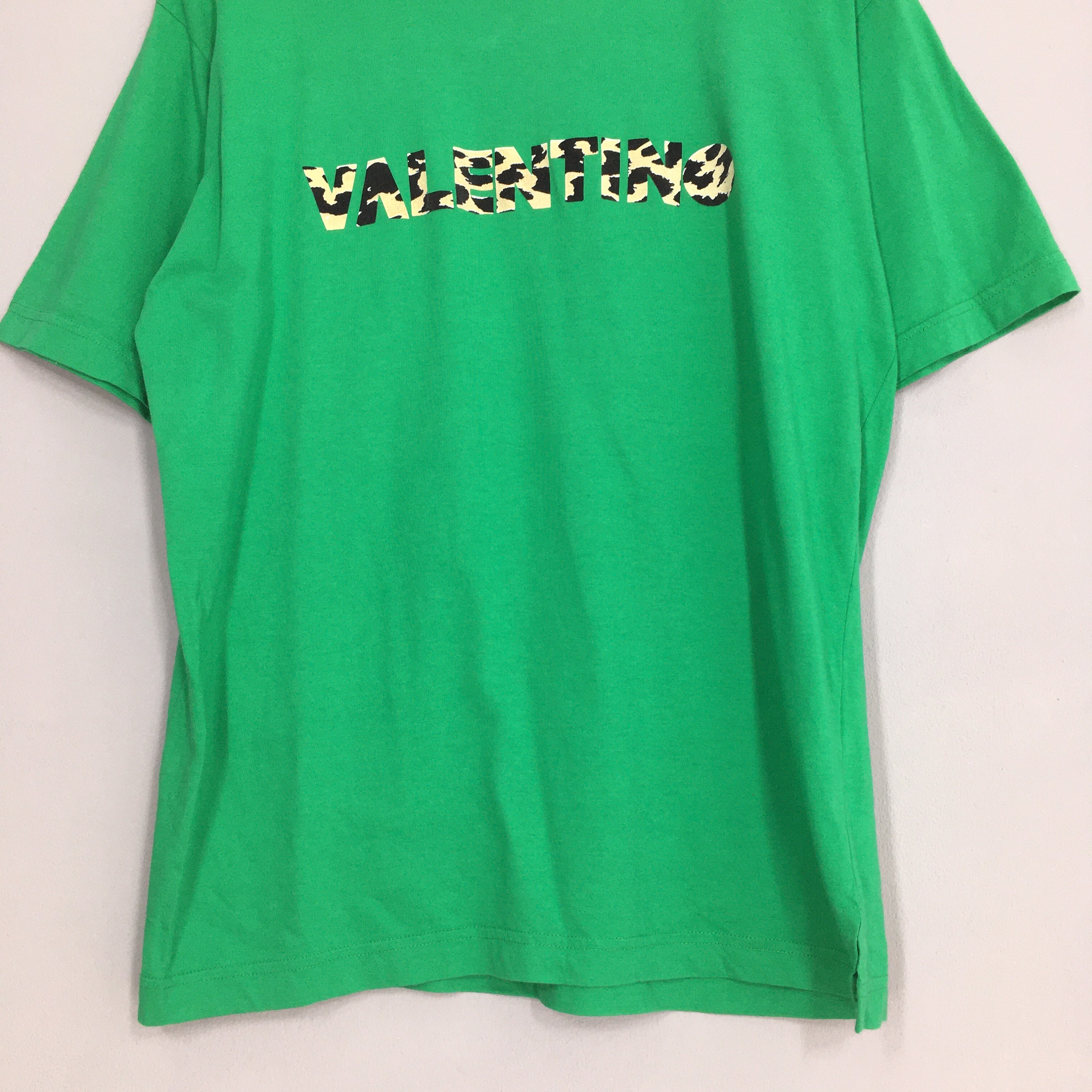 Vintage Valentino Beachwear Printed Logo Green Tshirt Medium - Etsy  Australia