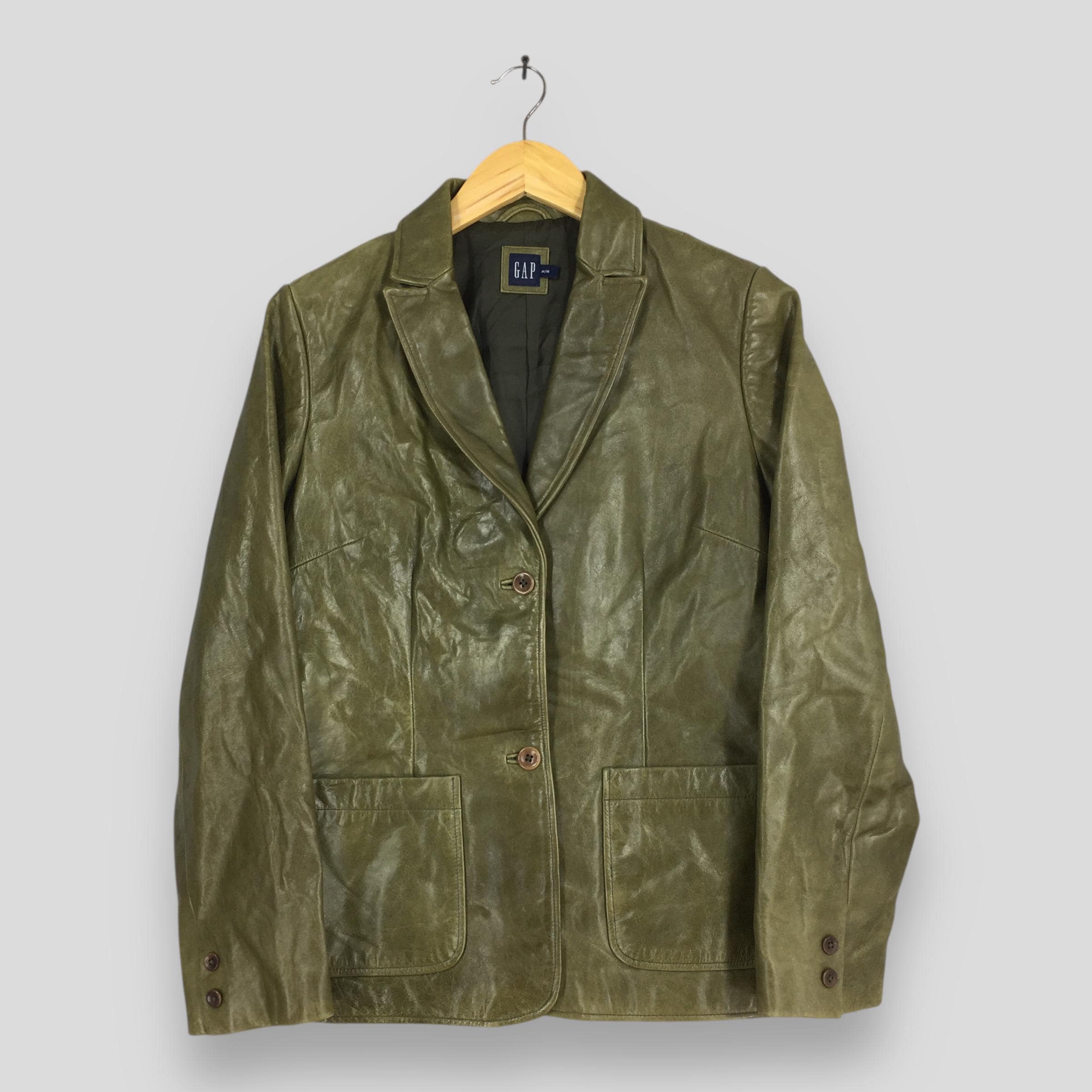 Vintage Gap Leather Jacket - Etsy - Page 2