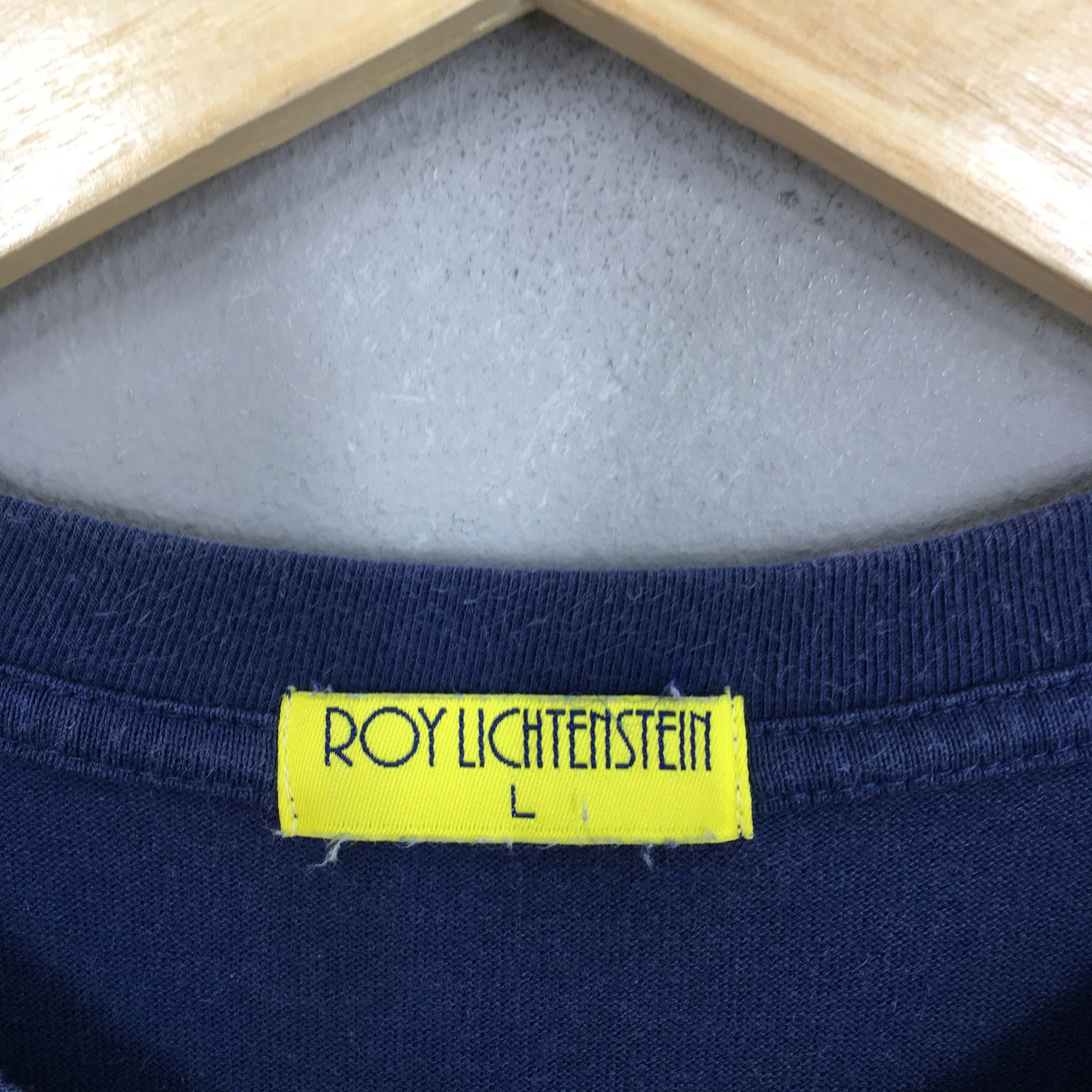 Vintage Roy Lichtenstein Drowning Girl 1963 Artwork T Shirt Large 