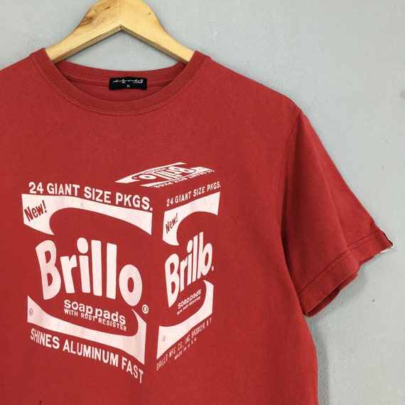 Vintage Andy Warhol Brillo Box Artwork Tshirt Medium 90's