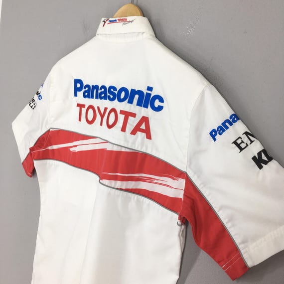 Vintage Panasonic Toyota Racing Shirt Medium JDM Toyota Racing Pit