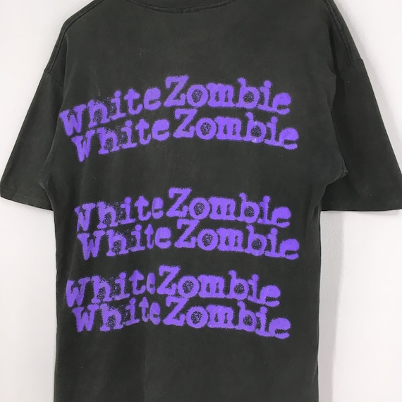 ヴィンテージ ホワイト ゾンビ フリーカゾイド 1995 ブラック Tシャツ 