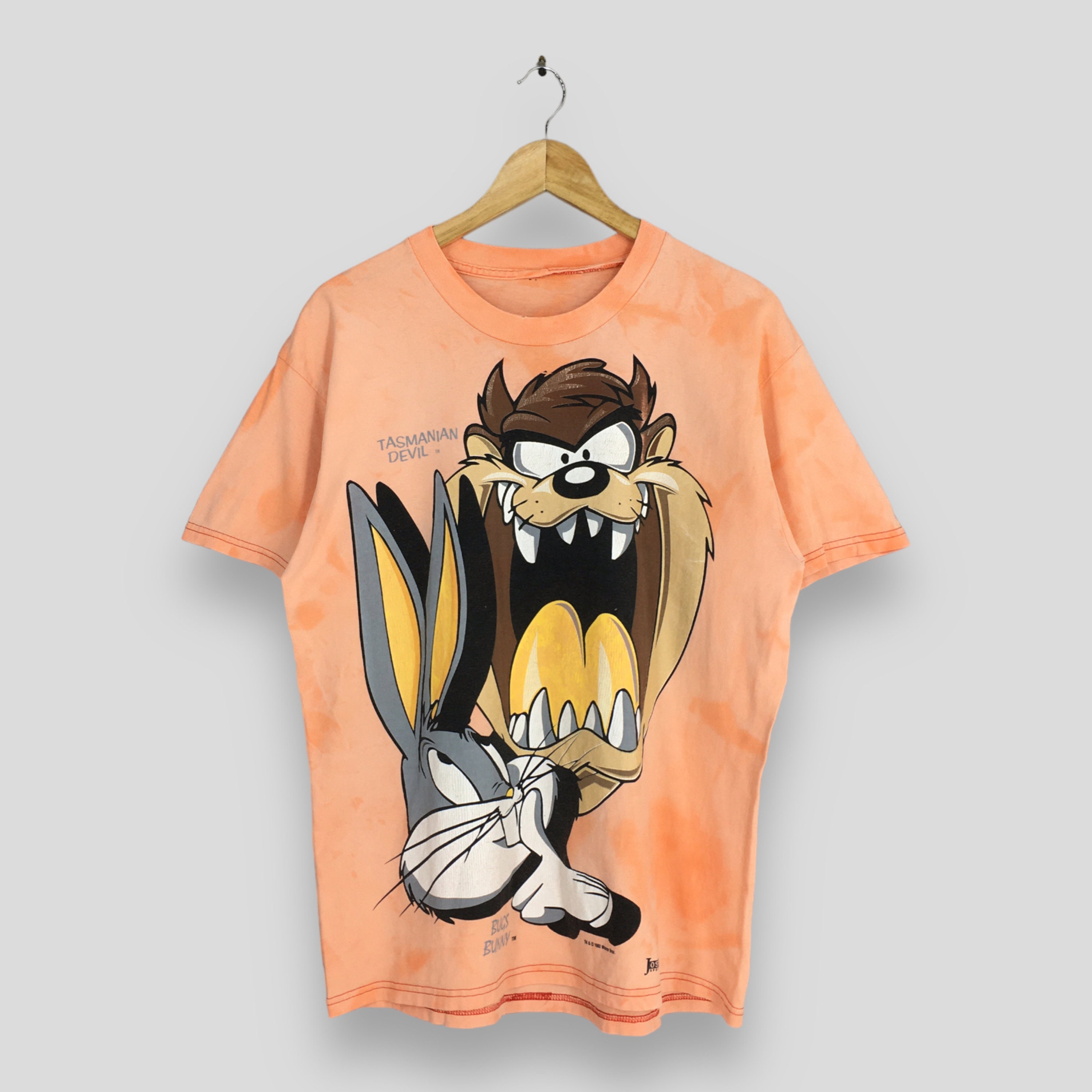 Vintage Looney Tunes Tasmanian Devil Bugs Bunny Orange T Vintage Looney Tunes Tasmanian Devil Bugs Bunny Orange T