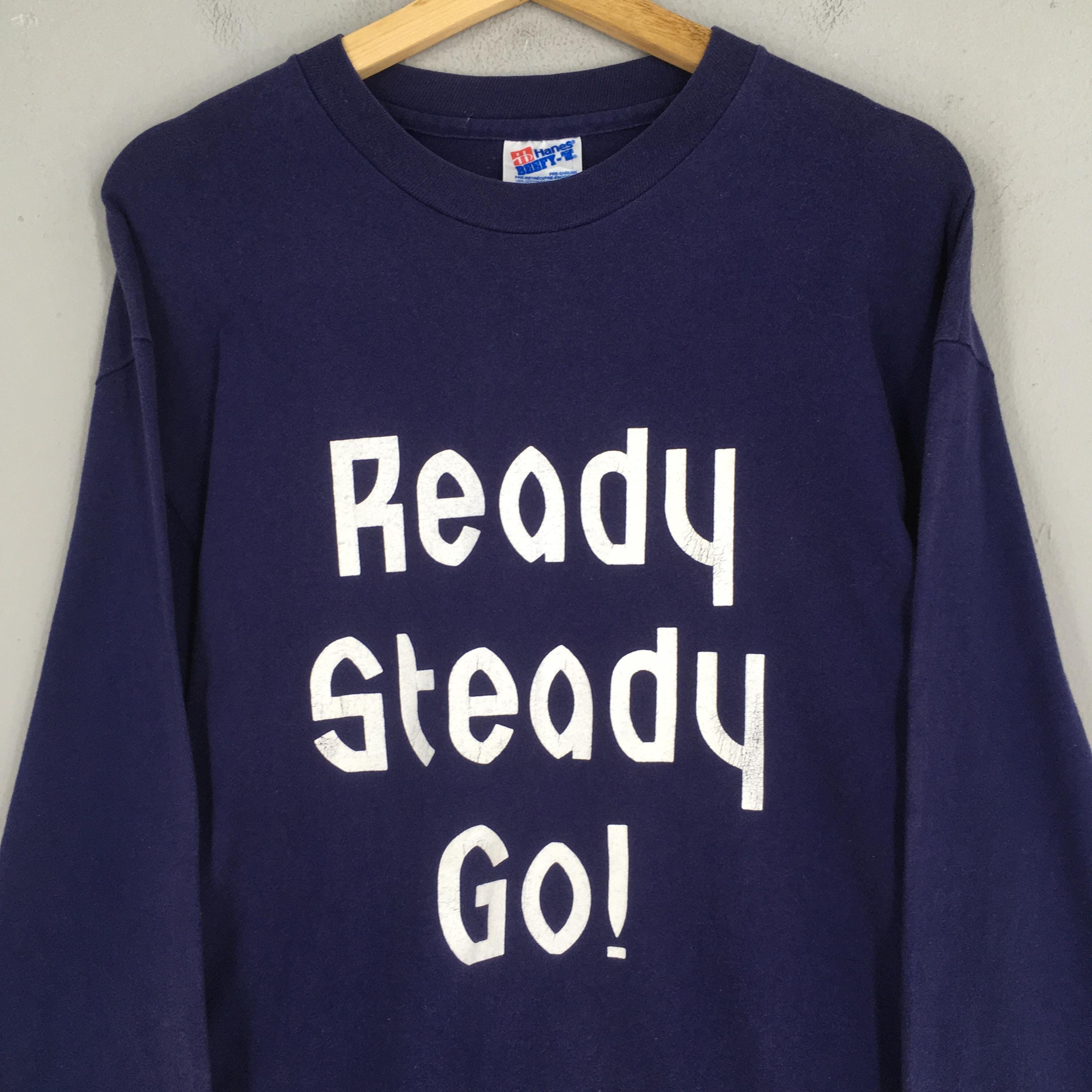 90年代ヴィンテージのReady Steady Go長袖Tシャツ、LサイズのReady 