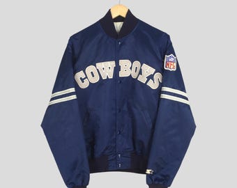 ヴィンテージ ダラス カウボーイズ NFL バーシティ サテン ジャケット