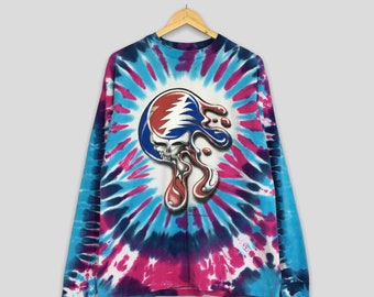 Vintage jaren 90 Grateful Dead Rock Concert Tie Dye Tshirt Large The Grateful Dead Music Concert Usa Punk Rock Tour 1994 The Deadhead Tee maat L