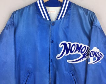90年代後期　ロサンゼルスドジャース　サテンジャケット　XLサイズ ヴィンテージ 90年代 LA ドジャース MLB スタジアム バーシティ