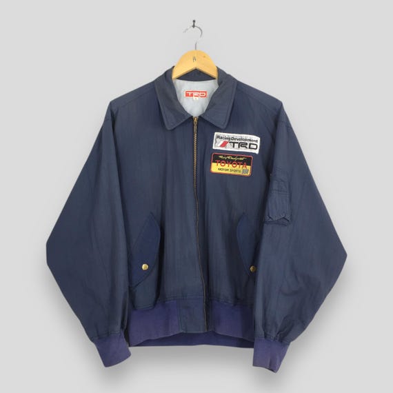 Vintage Toyota TRD Motorsport Racing Car Jacket Medium JDM Japan