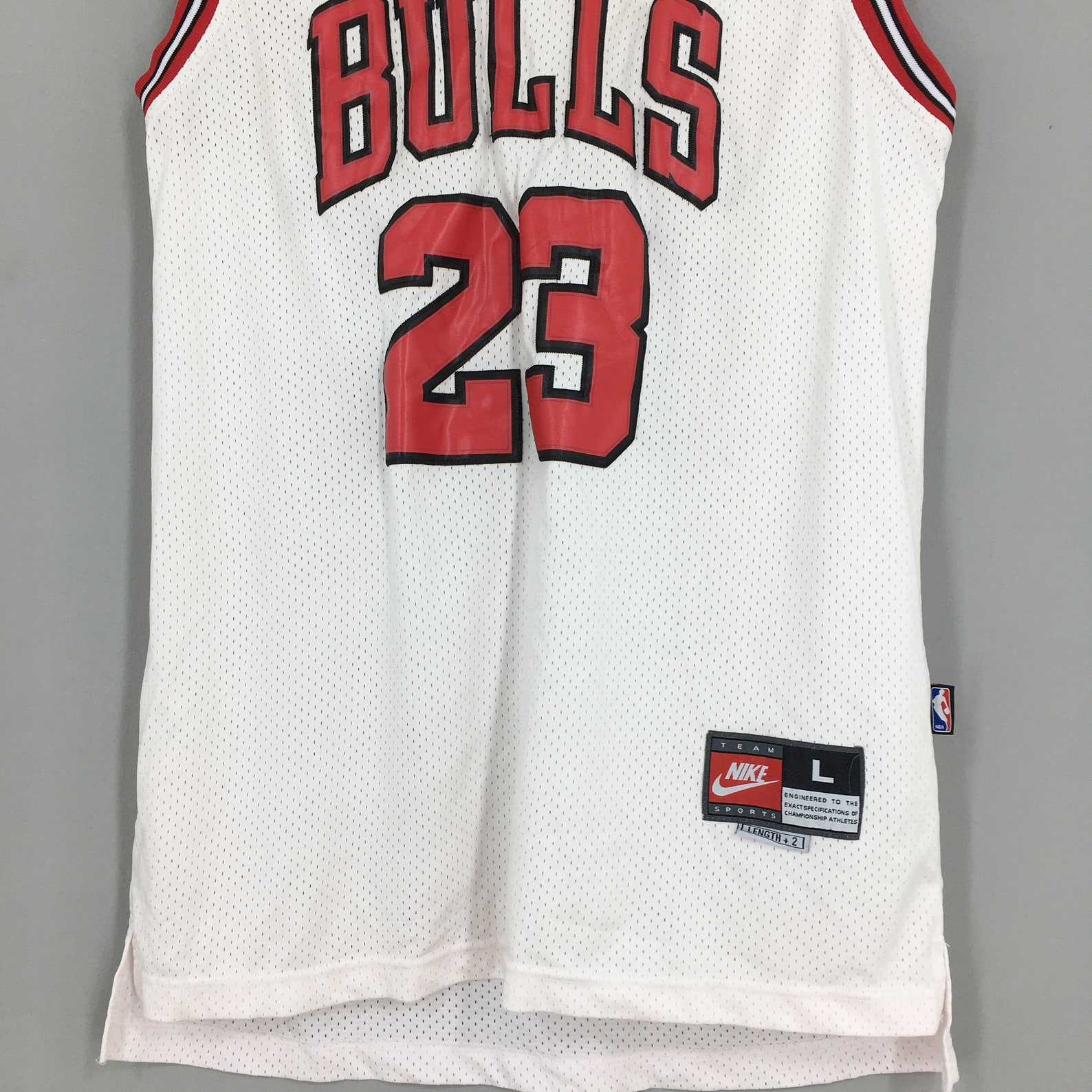 Nike Michael Jordan 23 Champion Jersey Large Chicago Bulls Etsy