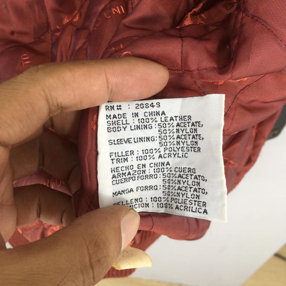 Vintage Y2K Ecko Function Leather Jacket Medium E… - image 8