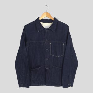 VTG 50S MENS 8OZ SANFORIZED RIVET BUTTON DENIM JEAN WORK
