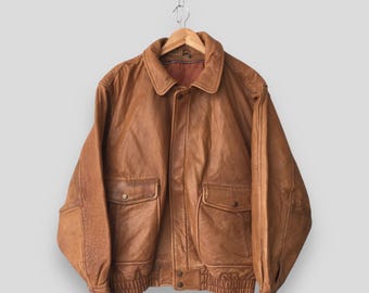 Vintage FW 88/89 Emporio Armani Shearling Flight Bomber Jacket