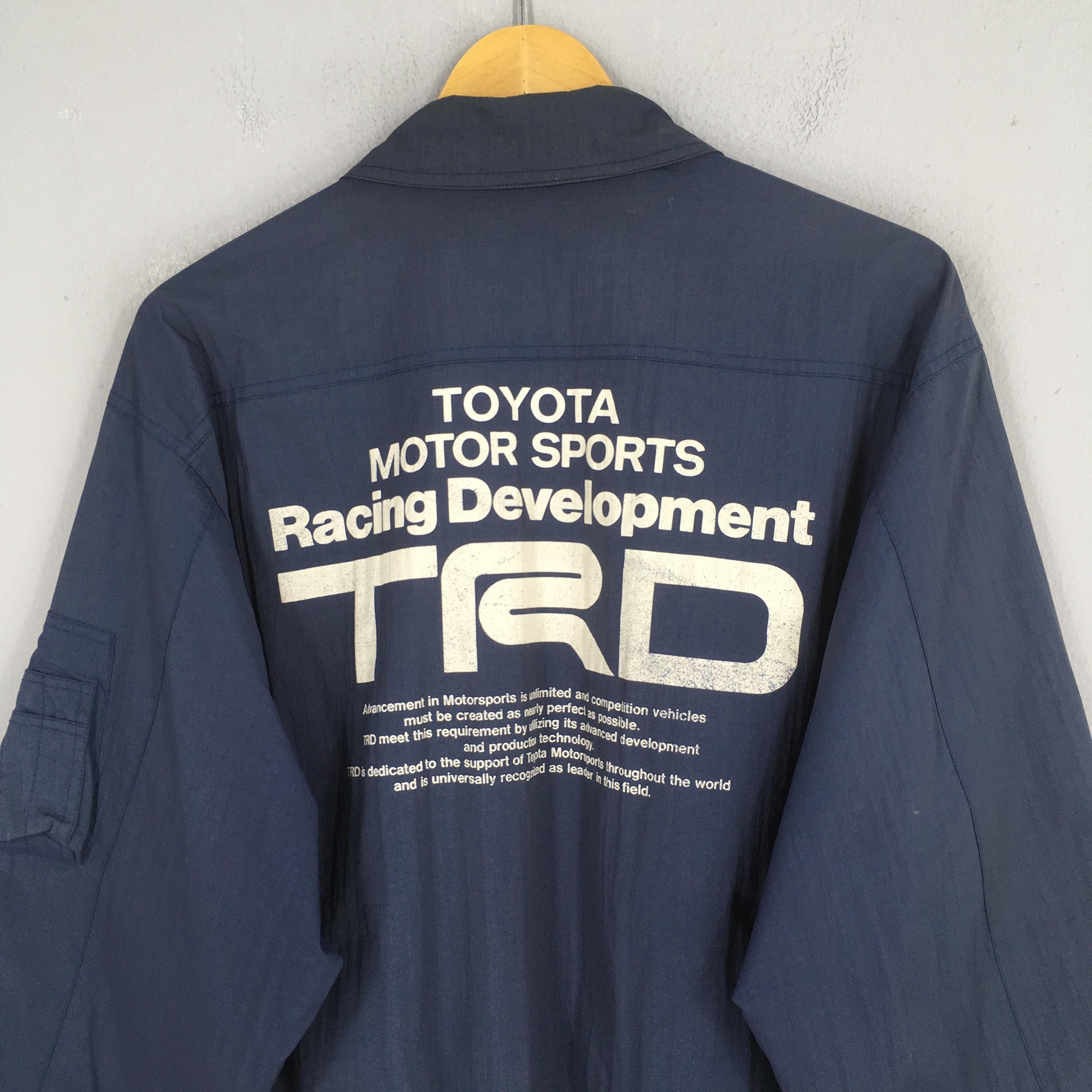 Vintage Toyota TRD Motorsport Racing Car Jacket Medium JDM Japan