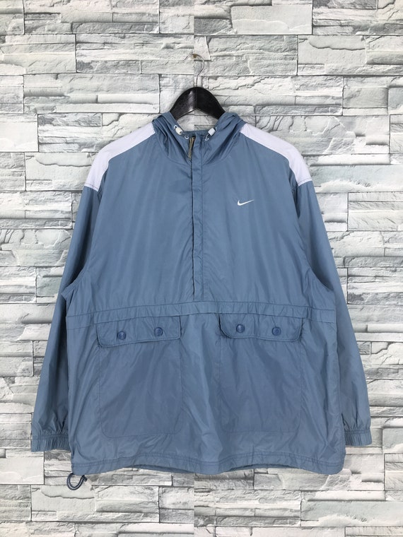 Vintage 90's Nike Windbreaker Anorak Jacket XLarge