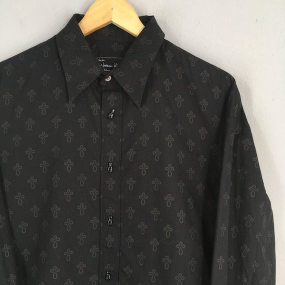 Number (n)ine Black Oxfords Shirt Medium Vintage Takahiro