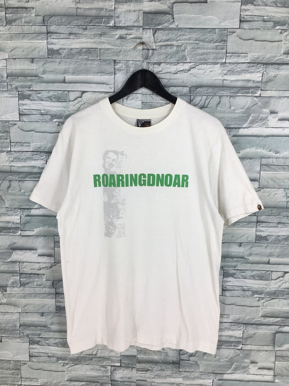 A Bathing Ape ROARINGDNOAR T Shirt Large White Bape Nigo Japan | Etsy