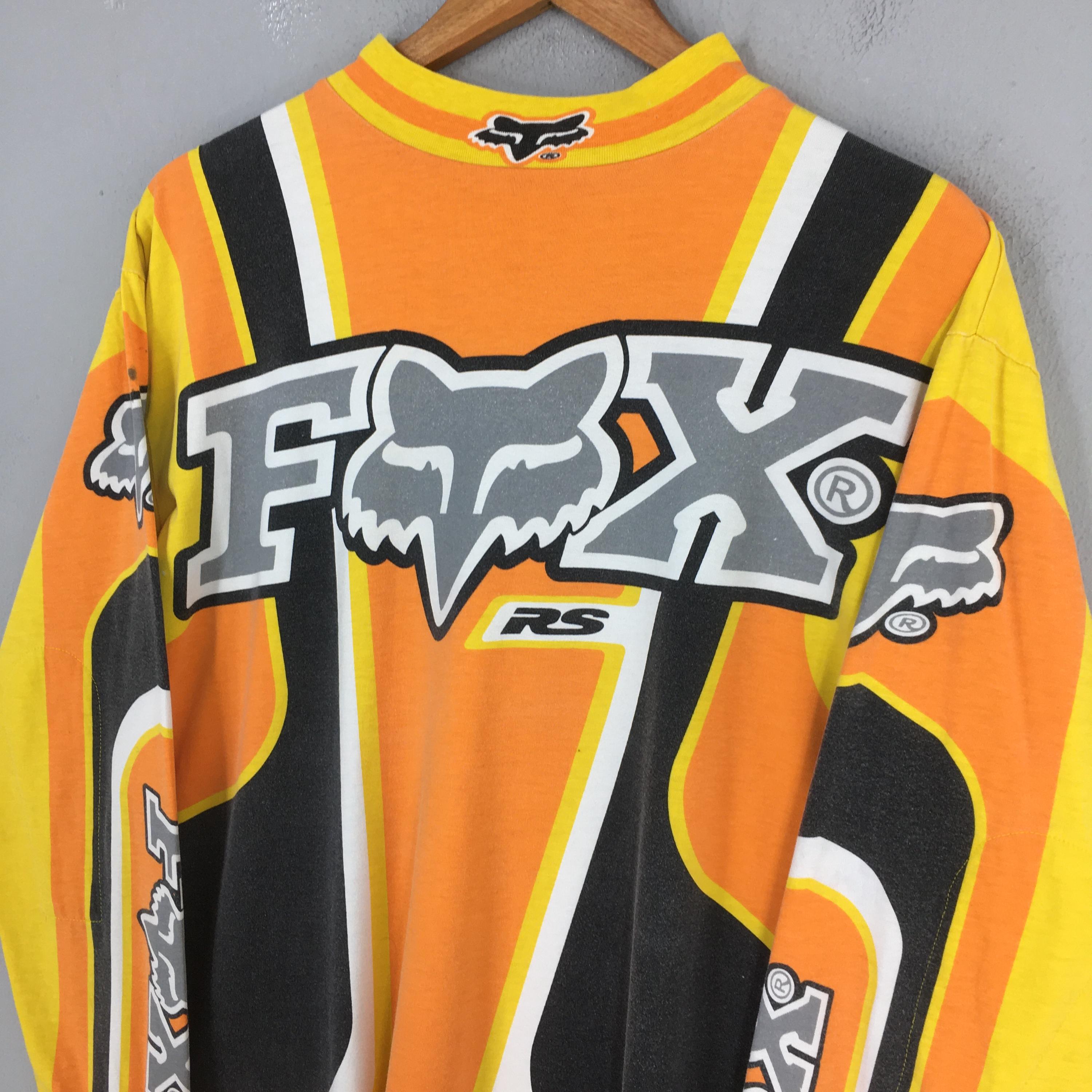 ビンテージ Fox Racing チーム モトクロス T シャツ ミディアム Fox