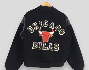 Vintage Chicago Bulls Chalk Line Jacket 1990 Mens Large Vtg