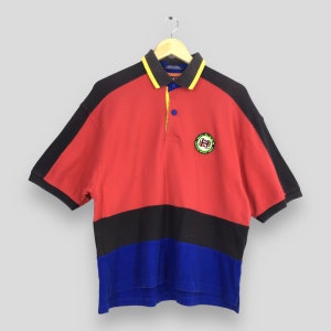 Vintage 90&#39;s Tommy Hilfiger Aquatic Sports Polo Shirt Large Tommy Hilfiger Sailing Gear Shirt Tommy Hilfiger Sportswear Polo Shirt Size L