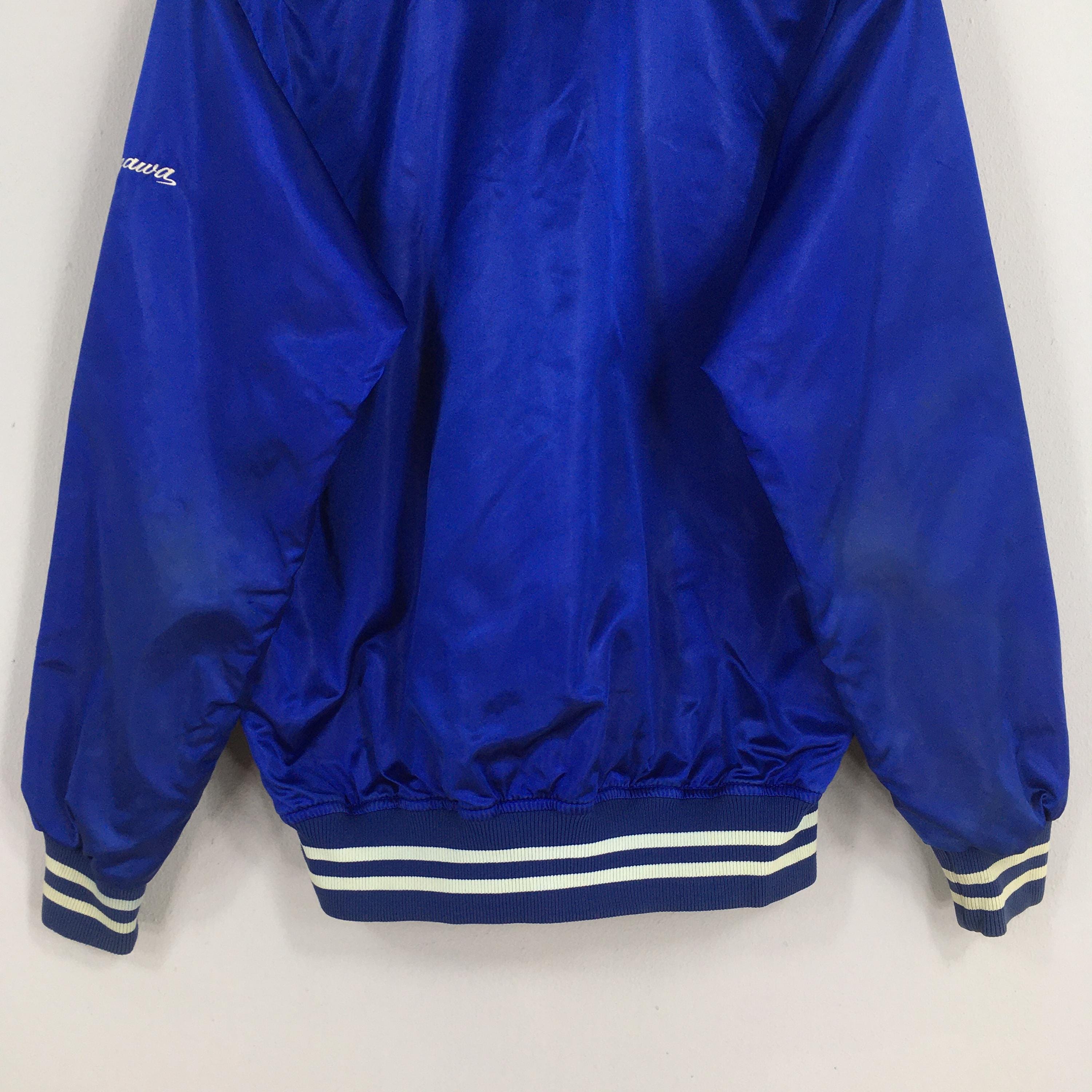 Vintage LA Dodgers MLB Stadium Varsity Satin Jacket Large 90s