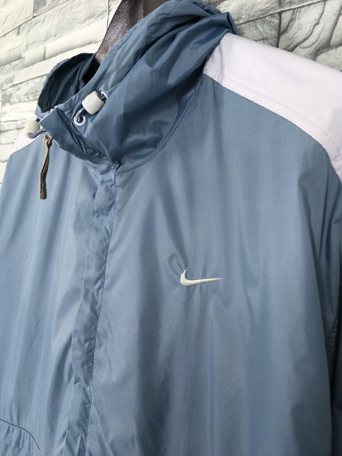 Vintage 90's Nike Windbreaker Anorak Jacket Xlarge Nike | Etsy
