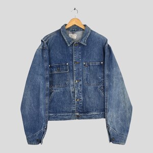 Vintage 90s Polo Ralph Lauren Denim Trucker Type 2 Jacket Large