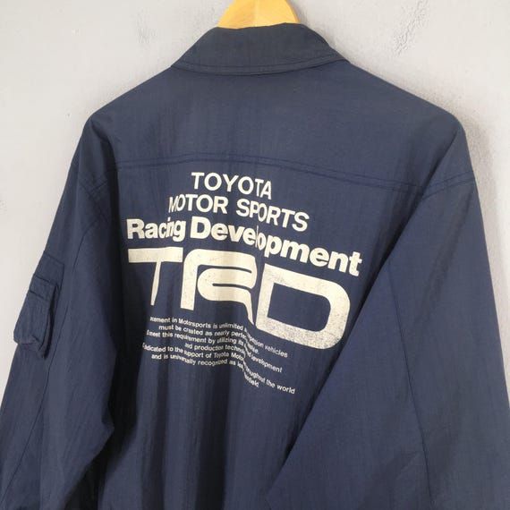 Vintage Toyota TRD Motorsport Racing Car Jacket Medium JDM Japan