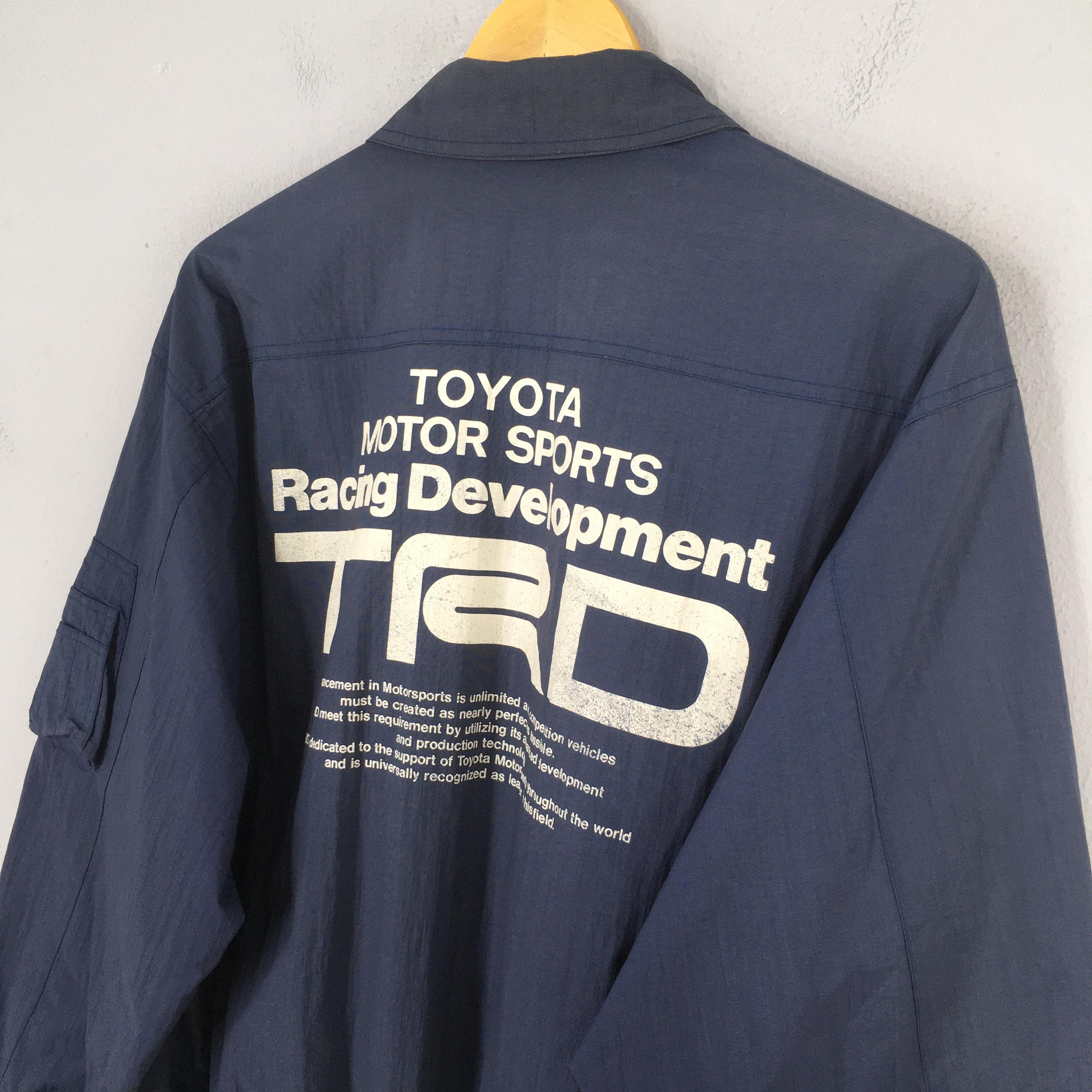 Vintage Toyota TRD Motorsport Racing Car Jacket Medium JDM Japan