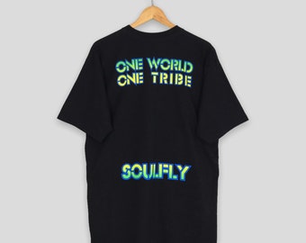 Rare!!vintage 90s Soulfly Band Shirt Xlarge Size the New