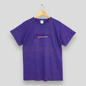 Vintage 90s Guess Jeans Usa Striped Purple T shirt Medium Georges Marciano Guess Originals Embroidery Logo  Streetwear Skateboarding Tees M