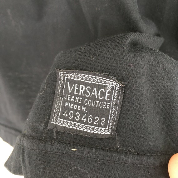 Vintage 90's Gianni Versace Rock Tshirt Medium Ve… - image 4