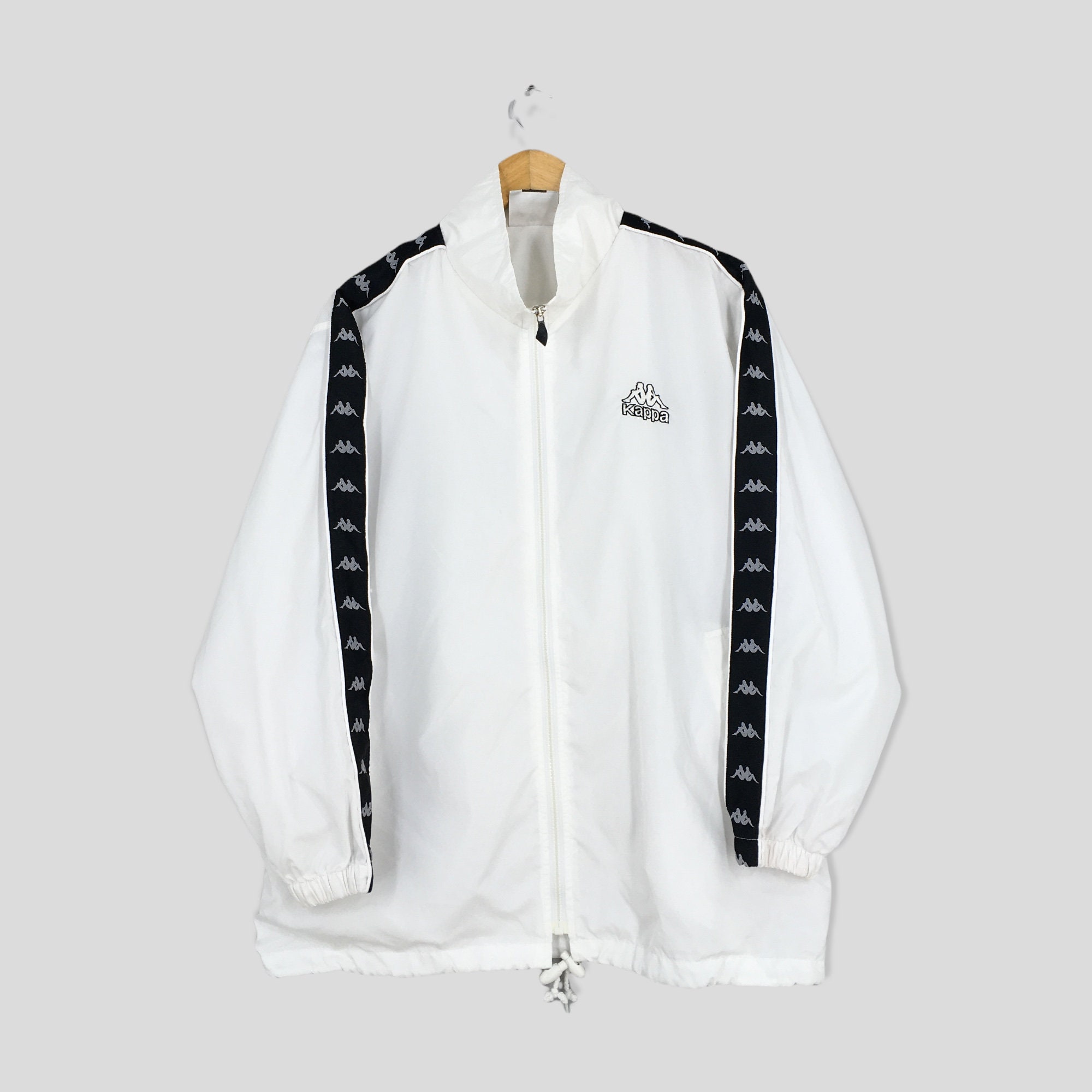 Vintage Kappa Sport Italia White Jacket Windbreaker Medium 90s - Etsy