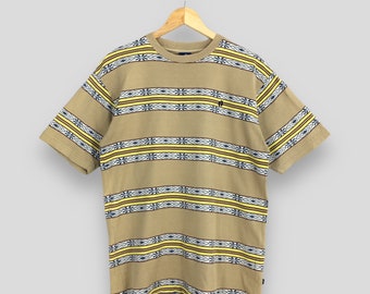 トップス vintage made in USA HANG TEN border ez VTG HANG TEN STRIPED USA MADE SKATEBOARD SURF LONG SLEEVE