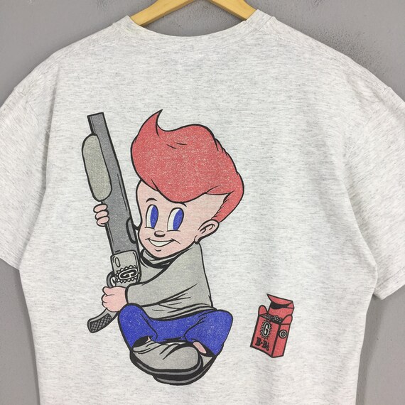 Vintage 90s Gouge Skateboard T Shirt Medium Gouge Kids Graphics