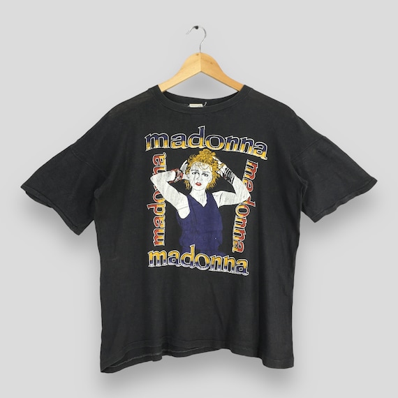 マドンナ グラフィック Tシャツ ブラック マドンナ グラフィックT