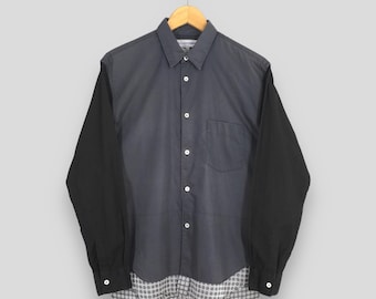 Vintage Comme Des Garcons Casual Shirt XSmall Rei Kawakubo Designer Japanese Comme Des Garcons Shirt Flannel CDG Japan Button Up Oxfords XS