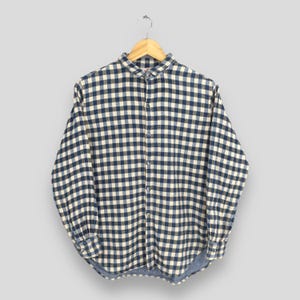 Vintage 45 RPM Studio Japanisches Kariertes Hemd Medium 45 RPM Japan Casual Style Flanell 45 RPM Studio Japanische Streetwear Button Down Größe M